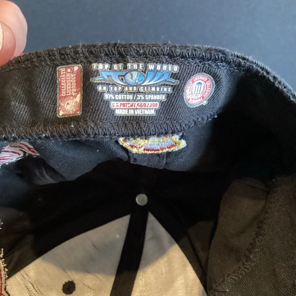 USC Trojans script spellout heavy embroidery one fit hat by Top of the World - Picture 12 of 13